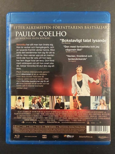 Veronika bestämmer sig för att dö (Blu-Ray)