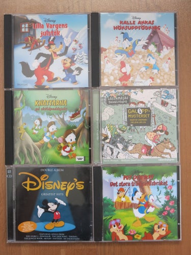 Disney Ljudböcker och musikalbum - 6 st