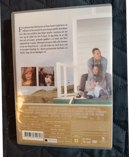 DVD THE LIGHT BETWEEN OCEANS FYREN MELLAN HAVEN REPFRI 2016 ALICIA VIKANDER
