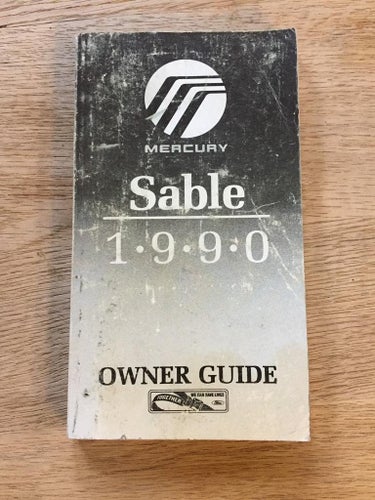 1990 Mercury Sable Owner Guide