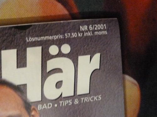 GÖR SÅ HÄR, NR 6-2001, TIDNING
