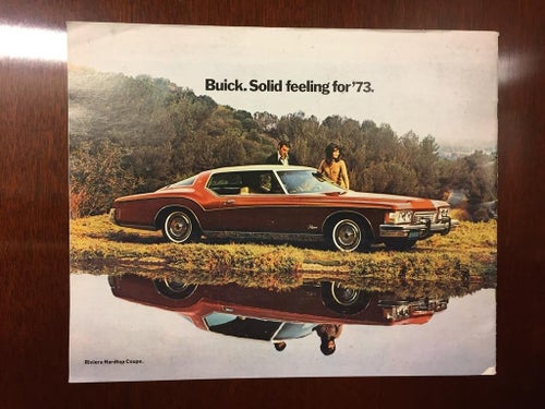 Försäljningsbroschyr Buick 1973
