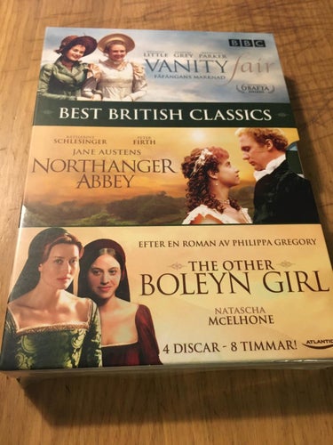 Vanity Fair / Northanger Abbey / The Other Boleyn Girl - Best British Classics