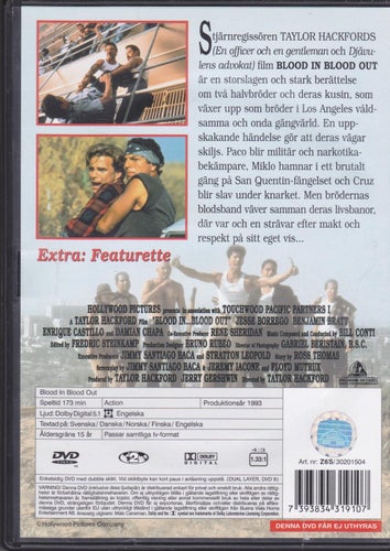 DVD / Blood In Blood Out / Jesse Borego, Benjamin Bratt