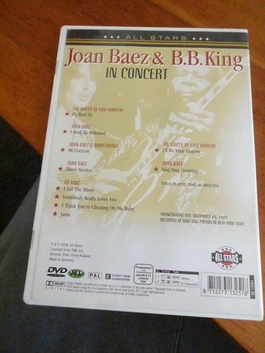 Joan Baez & B.B. King I shall be released BB DVD
