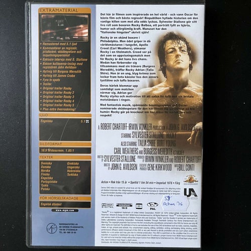 ROCKY - 25TH ANNIVERSARY SPECIAL EDITION. DVD ACTION -76