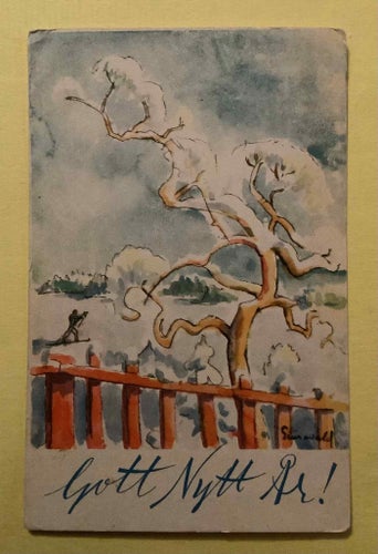 BREVKORT SNÖVINTER Mors Julbrev Isaac Grunewald oskrivet