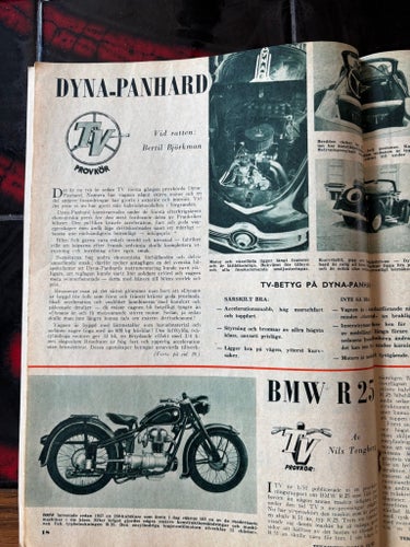 Dyna Panhard test Tidningen Teknikens Värld från 1952