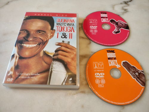 Gudarna måste vara tokiga I/1 & II/2 av Jamie Uys på DVD