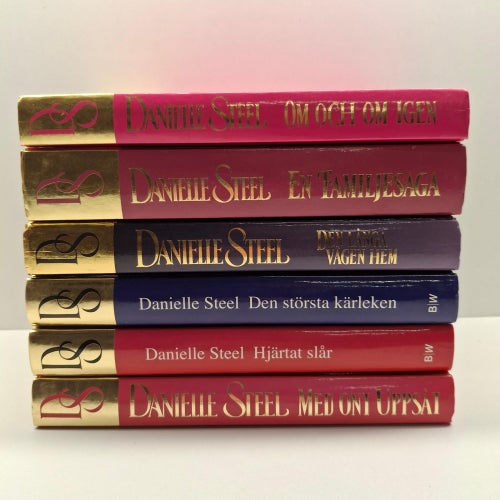 Danielle Steel x6 Bokpaket med hårdpärm - Titlar i beskrivning
