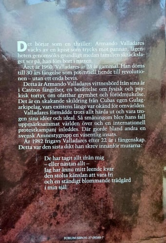 Där allt hopp var ute: Mina år i Castros fängelser av Armando Valladares, 1982