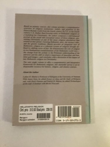 Hellenistic Religions: An Introduction av Luther H. Martin, 1987