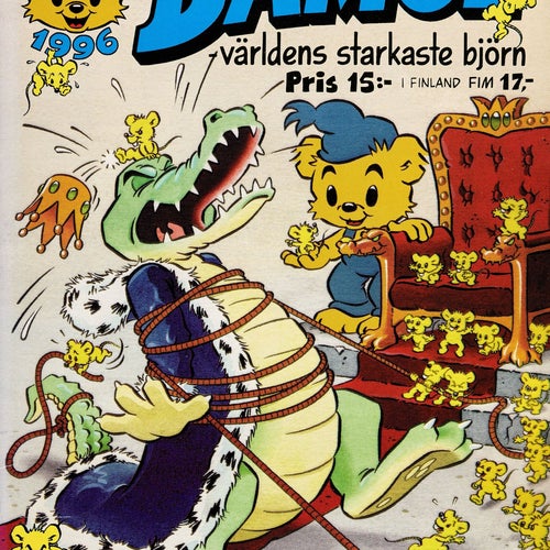 Bamse – världens starkaste björn Serietidning 1996 nr 5 (Oläst arkivex)