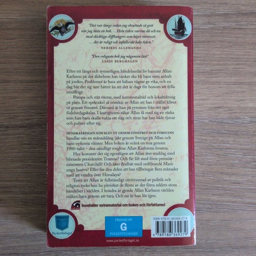 Hundraåringen som klev ut genom fönstret och försvann av Jonas Jonasson, 2009
