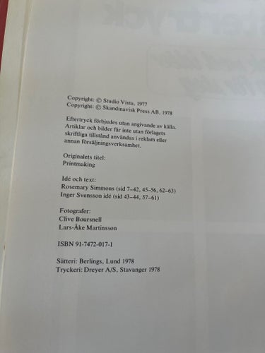 Roliga Mönstertryck av Rosemary Simmons och Inger Svensson, 1978