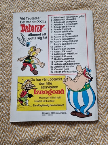 Asterix Resan över Atlanten, 1978