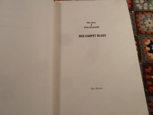 RED CARPET BLUES, U. JONES, 2001,  BÖCKER