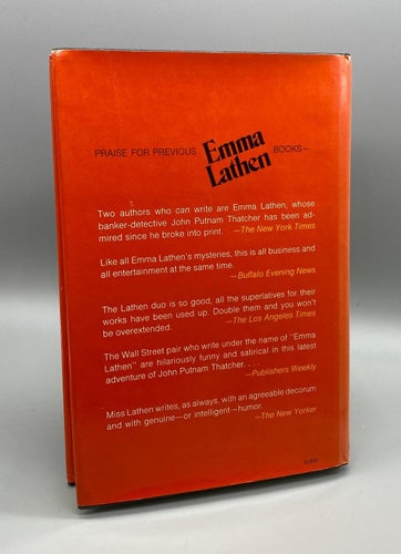 Signerad - Murder without icing av Emma Lathen ( Amerikansk förstautgåva 1972)