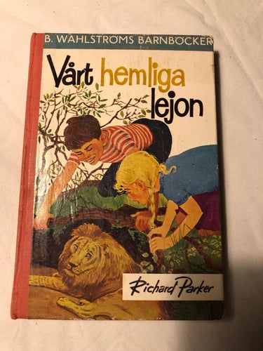 Vårt Hemliga Lejon - Richard Parker Nr.192-93. År:1962 B. Wahlströms Barnböcker