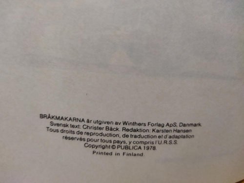 Bråkmakarna 3 Operation mammut. Very Fine plus