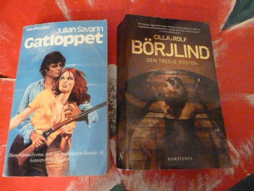 BOK, 6 STYCKEN POCKET BÖCKER, SAVARIN, BÖRJLIND, DAHL, MÅRTENSON, MM