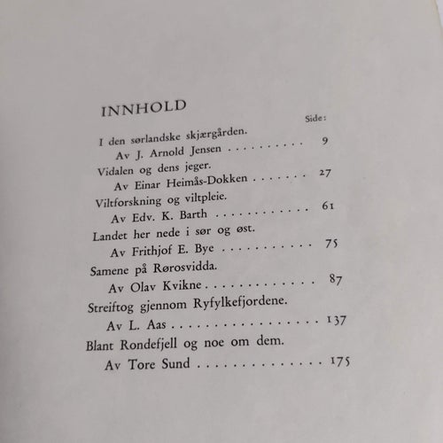 Fra Sörland til Rondeslott av Odd Refsdal (Red.) Norge, oslo 1945
