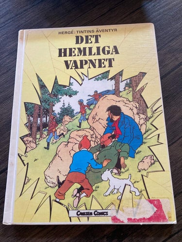 Tintin - Det hemliga vapnet Biblioteksbok