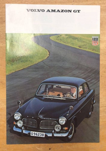 Försäljningsblad Volvo Amazon GT