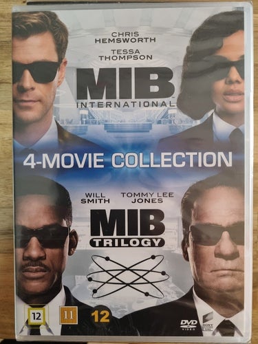 MEN IN BLACK 1- 4 COLLECTION - DVD BOX ( (Svenskt text - Inplastad dvd )