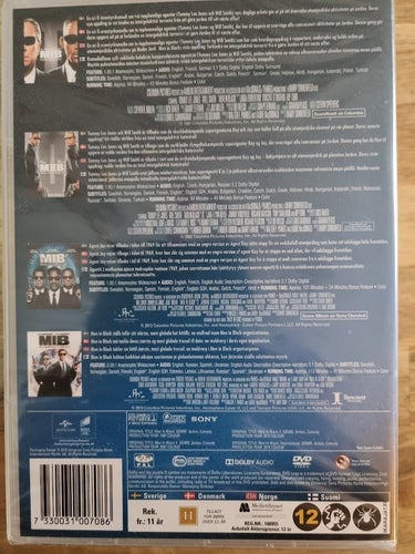 MEN IN BLACK 1- 4 COLLECTION - DVD BOX ( (Svenskt text - Inplastad dvd )