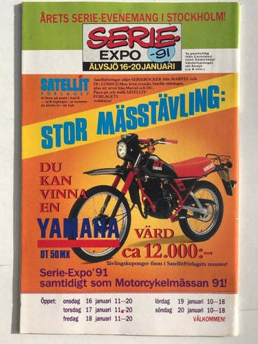 Spindelmannen - 1991:1. VF med poster och bröllopsinbjudan
