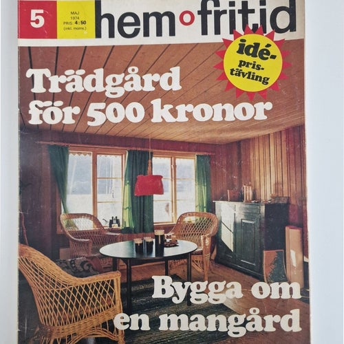 Hem o fritid tidning nr 5 1974