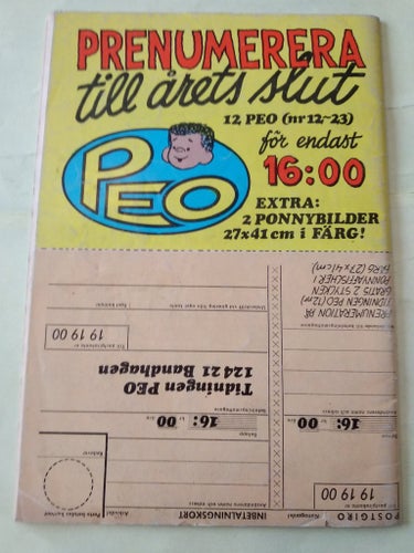 Peo nr 10 från 1970