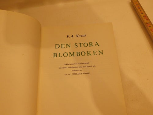 Den Stora Blomboken 5de upplagan Inbunden Bok