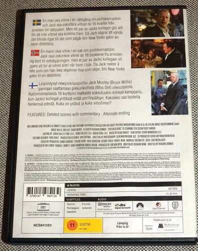 16 Blocks DVD Bruce Willis David Morse Mos Def Actionfilm