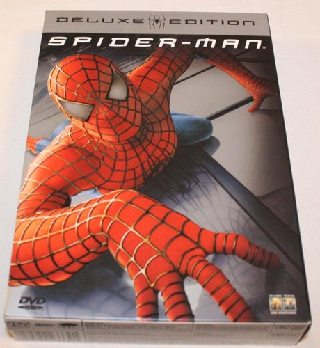 Spiderman - Deluxe Edition 3-discs från 2002 med Tobey Maguire.