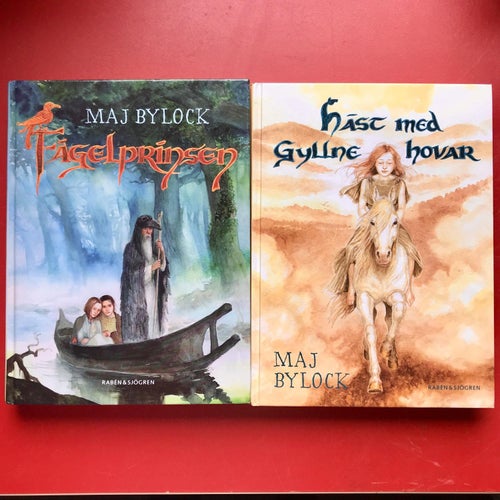 FÅGELPRINSEN + HÄST MED GYLLNE HOVAR Maj Bylock