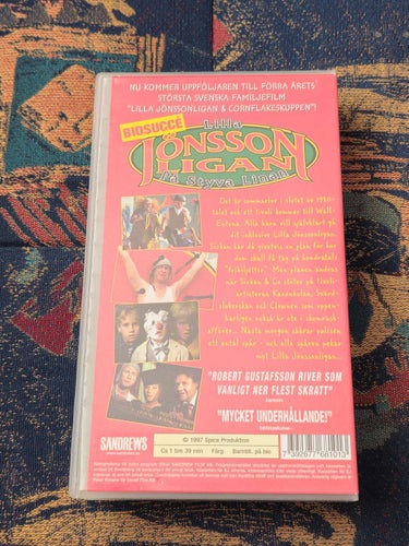Lilla Jönsson Ligan På Styva Linan Svenskt Tal VHS