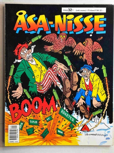 Åsa-Nisse Julalbum 1989: VG-FN med pren.kupong