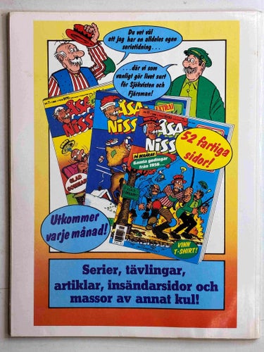 Åsa-Nisse Julalbum 1989: VG-FN med pren.kupong