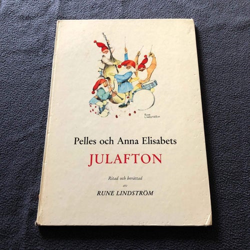Pelles och Anna Elisabets julafton RETRO Gammal 60-tal. Tomte Barnbok