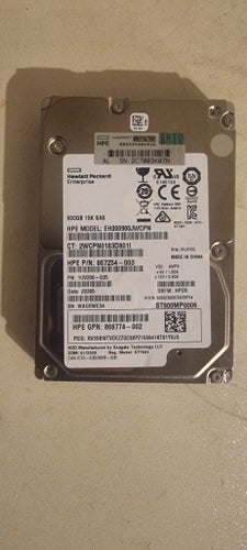 900GB 15k SAS Hårddisk