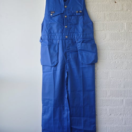 Snickers Workwear Hängselbyxa / Overall C146 Blå Arbetsbyxa Vintage