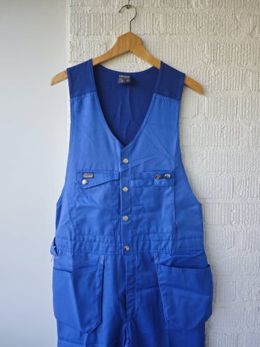 Snickers Workwear Hängselbyxa / Overall C146 Blå Arbetsbyxa Vintage