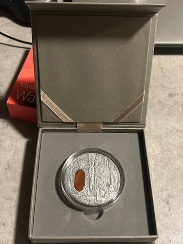 2Oz Silvermedalj med karneol - Mysteries of Wawel