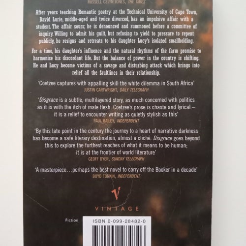 Disgrace av J. M. Coetzee, 1999