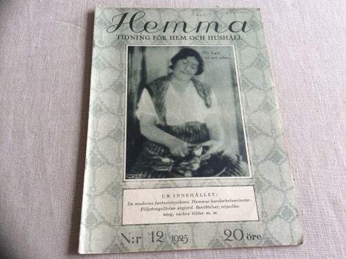 Hemma nr 12 1925 Hjalmar Branting begravning,Jackie coogan börjar skolan,