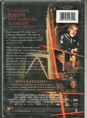 ENTRAPMENT ( Sean Connery )