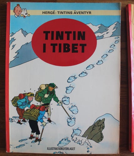 TINTIN i Tibet 1971 4:e UPP