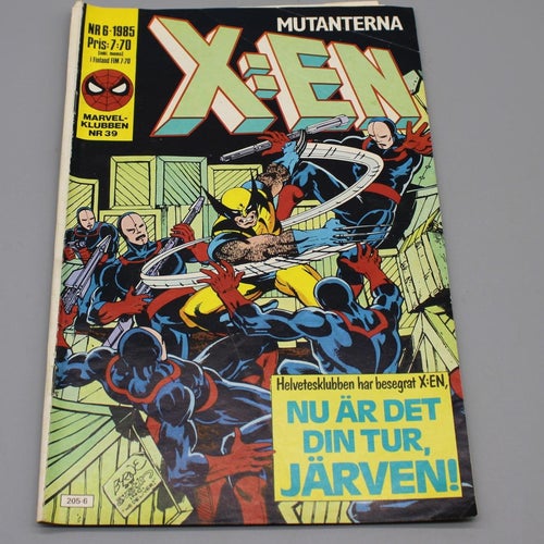 Serietidning - Mutanterna X:en - Nr 6 - 1985